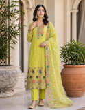 Zareen Gul — Embroidered chiffon with Brosiha dupata