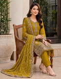 Gulzaré chiffon embroidered 3pc