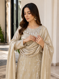 Shehnai mirror silk hand emblished shirt with plazo