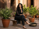 premium black printed lawn 2pc stiched