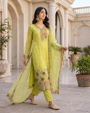 Zareen Gul — Embroidered chiffon with Brosiha dupata