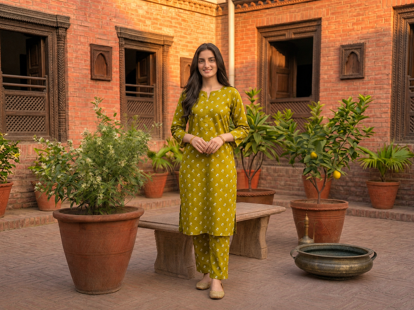 premium kasni printed lawn 2pc stiched