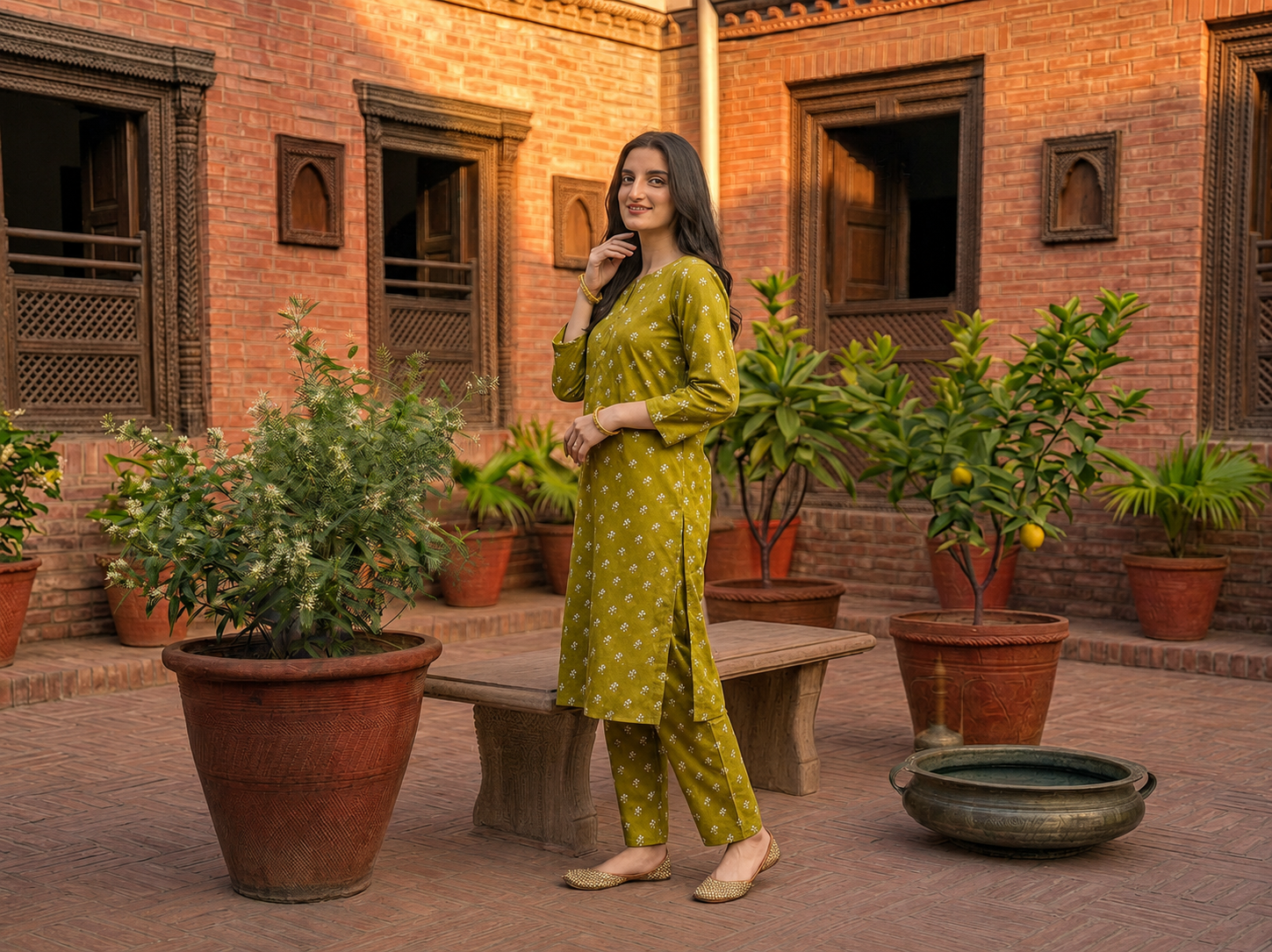 premium kasni printed lawn 2pc stiched