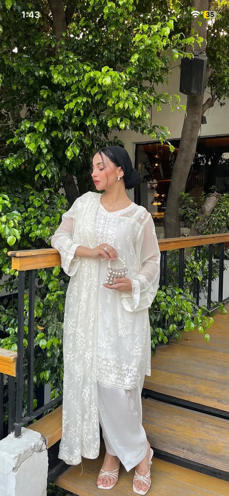 Aab-e-Noor Chiffon Embroided